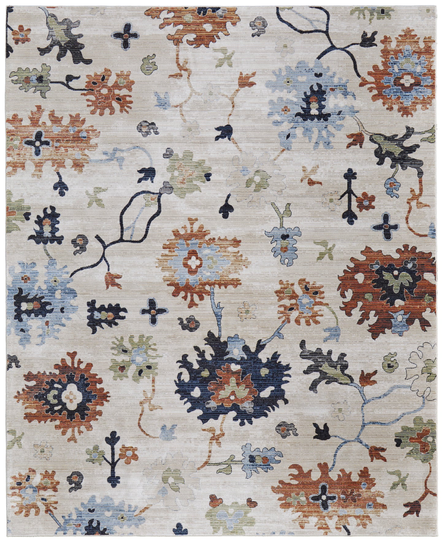 Melrose Transitional/Bohemian & Eclectic/Cottage Ivory/Red/Blue Accent Rug  Feizy Rugs Small Parcel,Feizy Rugs,Melrose,Ivory/Red/Blue,2' x 3',Accent Rug,Polypropylene/Polyester/Viscose,Transitional/Bohemian & Eclectic/Cottage,Turkey