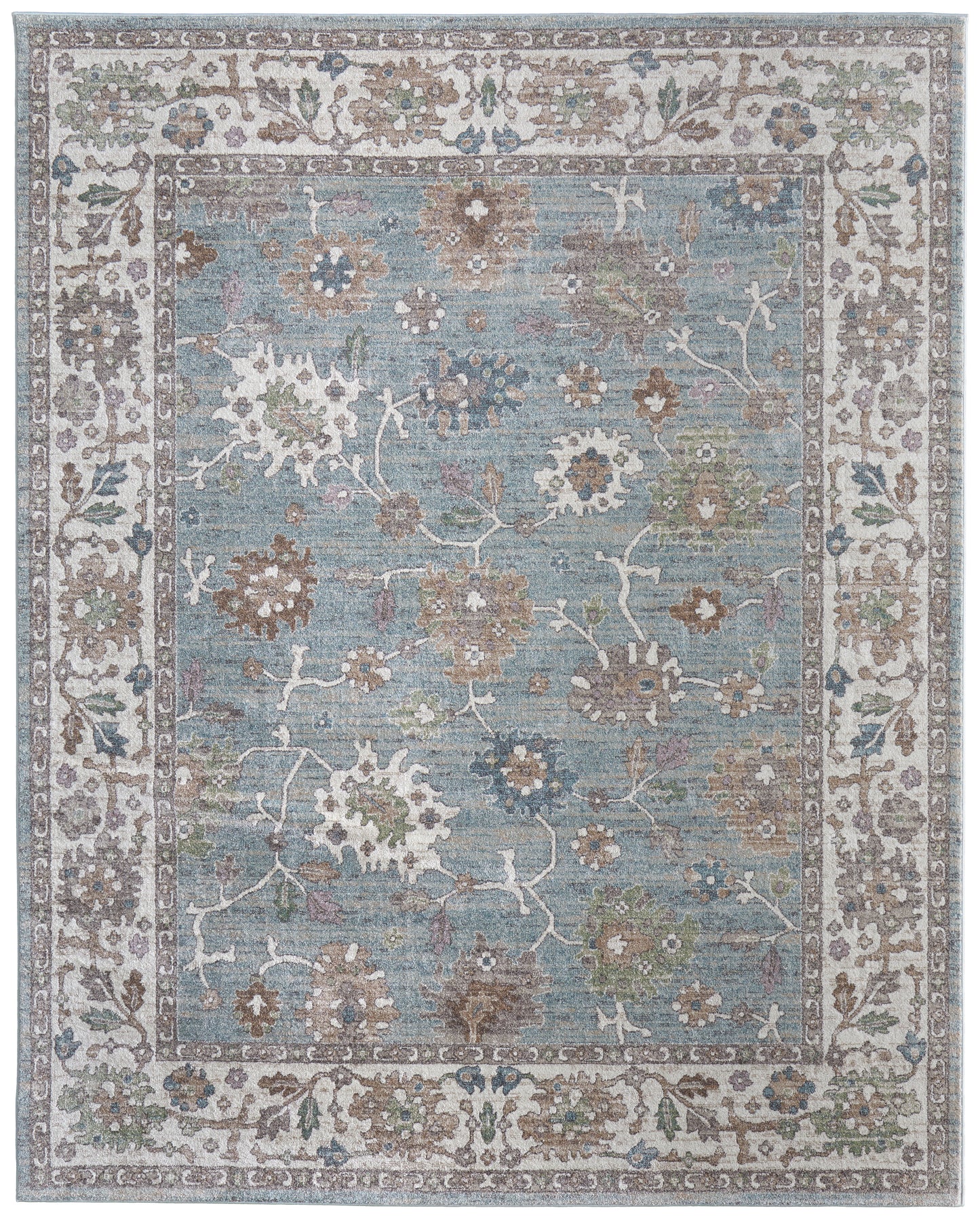 Dartmouth Transitional/Bohemian & Eclectic/Casual Blue/Ivory/Brown Accent Rug  Feizy Rugs Small Parcel,Feizy Rugs,Dartmouth,Blue/Ivory/Brown,1'8" x 2'10",Accent Rug,Polypropylene,Transitional/Bohemian & Eclectic/Casual,Turkey