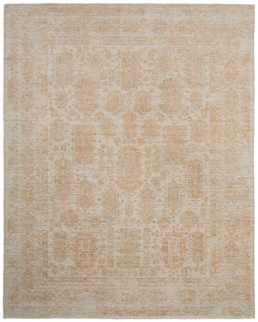 Loralai Transitional/Bohemian & Eclectic/Vintage Tan/Ivory Area Rug  Feizy Rugs Small Parcel,Feizy Rugs,Loralai,Tan/Ivory,8' x 10',Area Rug,Viscose/Wool,Transitional/Bohemian & Eclectic/Vintage,India