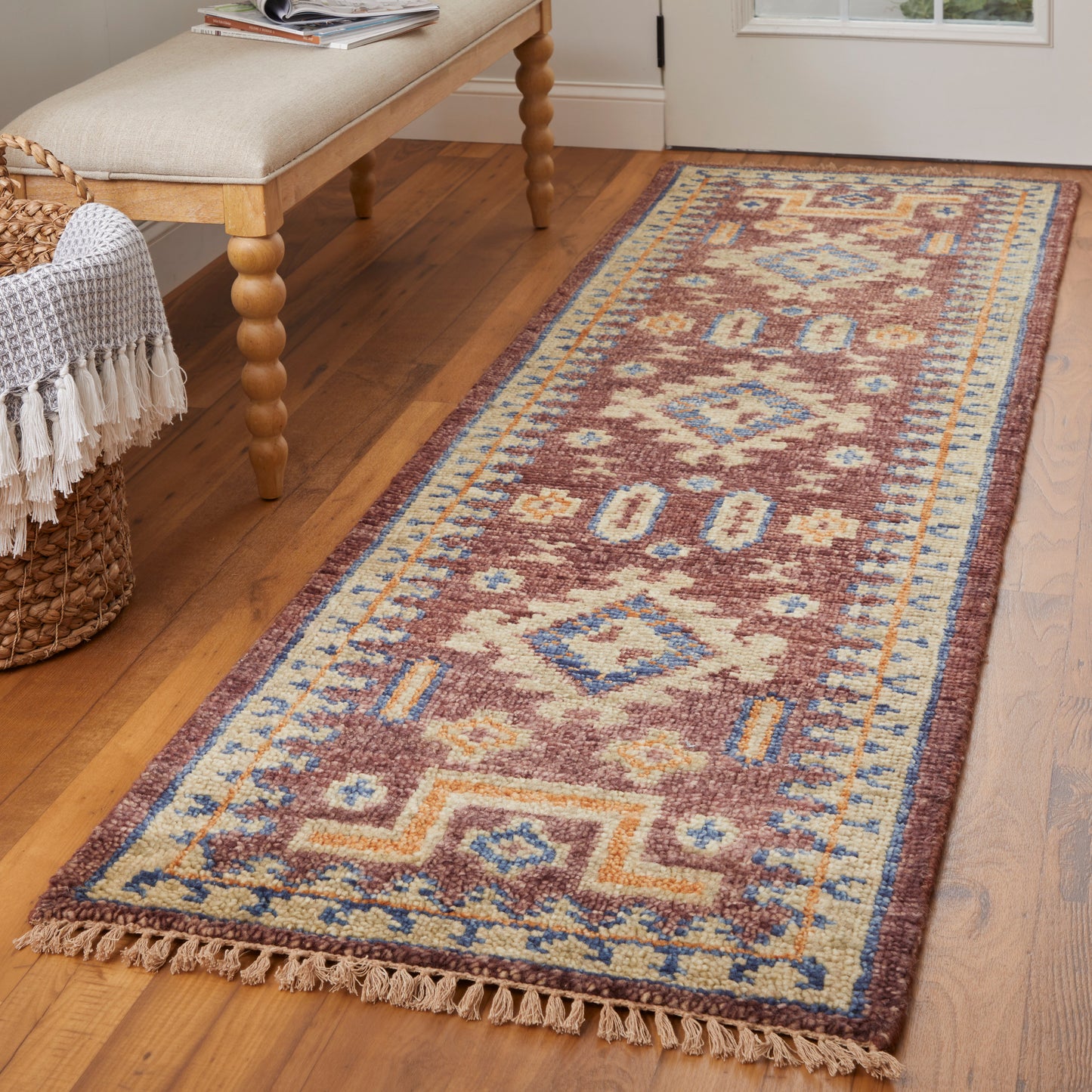 Fillmore Traditional/Bohemian & Eclectic Red/Green/Blue Runner