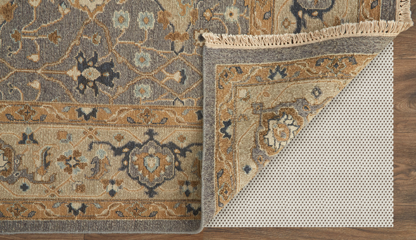 Corbitt Traditional/Classic Gray/Gold Area Rug