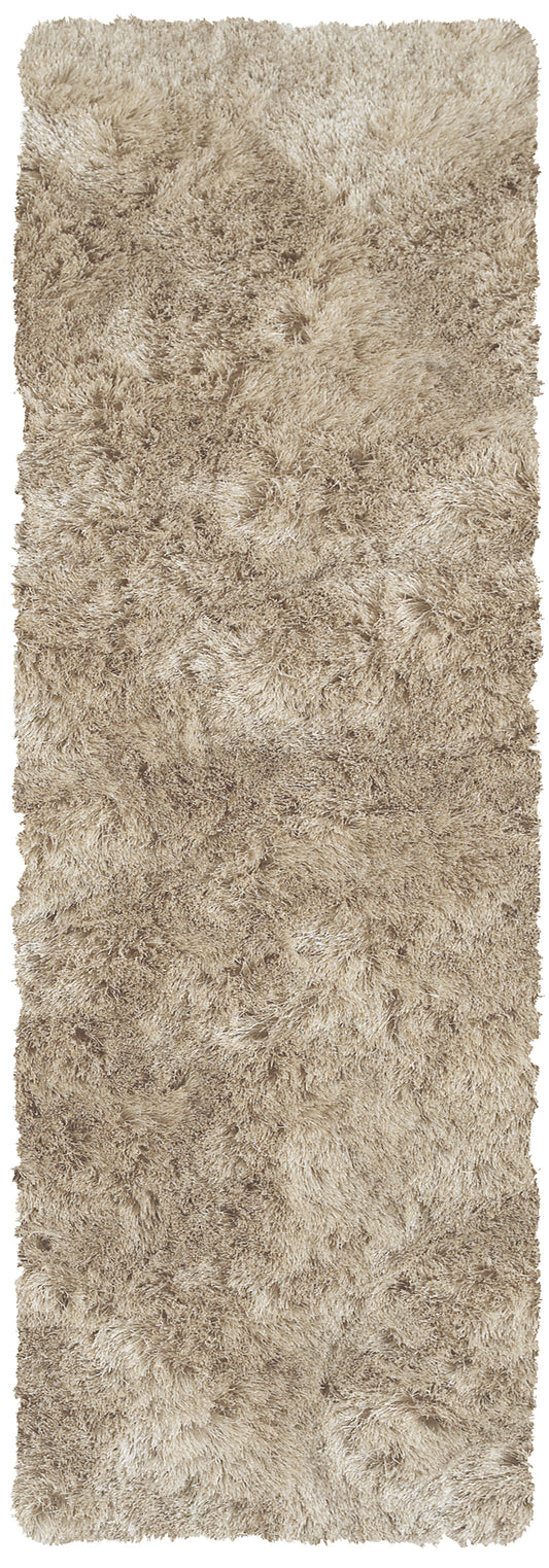 Indochine Modern/Luxury & Glam/Casual Tan/Taupe Runner  Feizy Rugs Small Parcel,Feizy Rugs,Indochine,Tan/Taupe,2'6" x 6',Runner,Polyester,Modern/Luxury & Glam/Casual,China