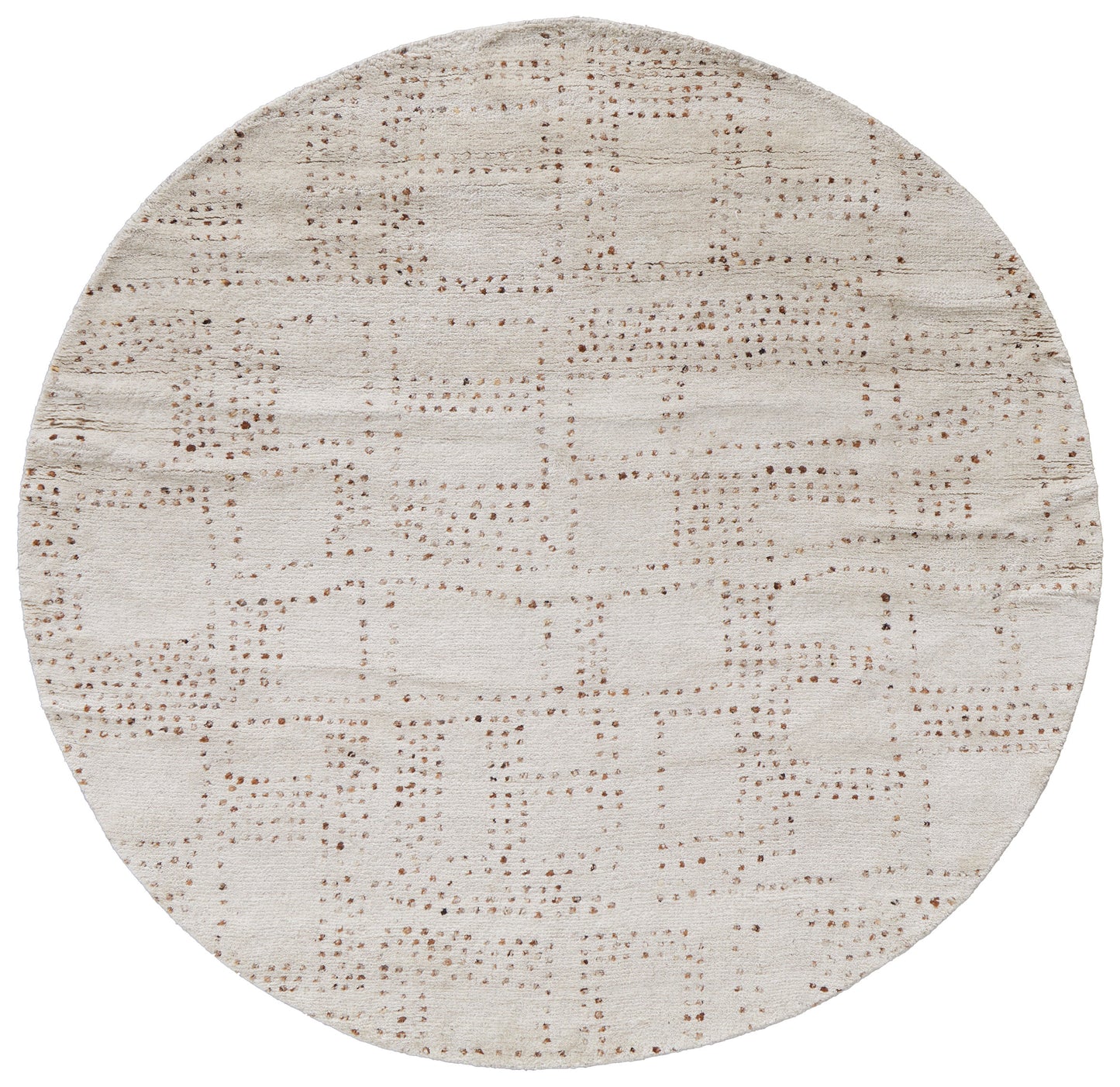 Truxel Modern/Casual Tan/Brown Round Rug  Feizy Rugs Small Parcel,Feizy Rugs,Truxel,Tan/Brown,8' x 8' Round,Round Rug,Wool,Modern/Casual,India