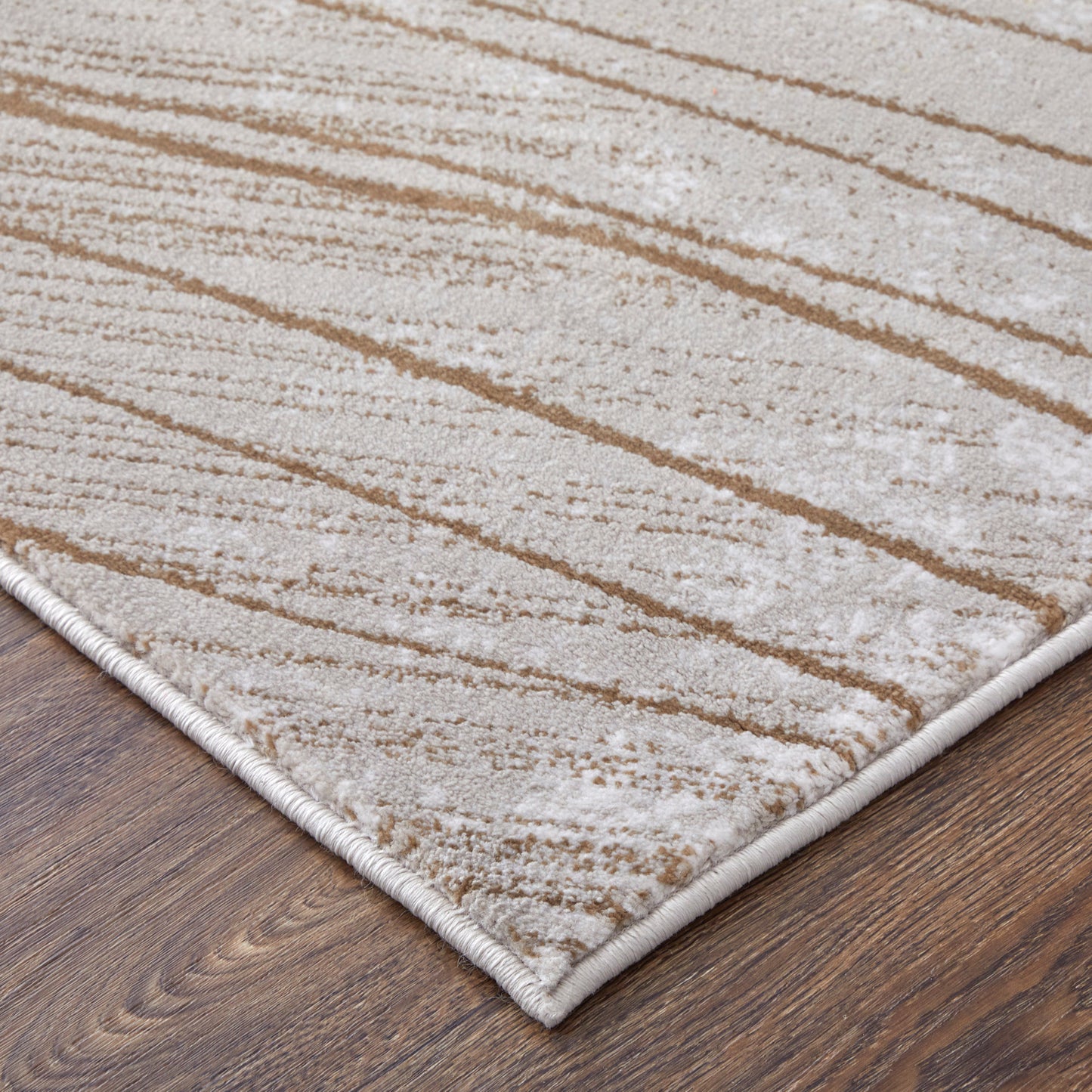 Waldor Modern/Casual/Tropical Taupe/Brown/Silver Accent Rug  Feizy Rugs Small Parcel,Feizy Rugs,Waldor,Taupe/Brown/Silver,1'8" x 2'10",Accent Rug,Polypropylene/Polyester,Modern/Casual/Tropical,Turkey