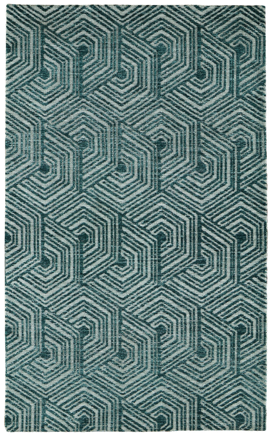 Colton Modern/Industrial Blue Area Rug  Feizy Rugs Small Parcel,Feizy Rugs,Colton,Blue,8' x 10',Area Rug,Polyester,Modern/Industrial,India