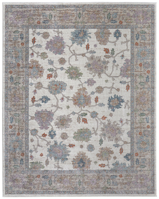 Dartmouth Transitional/Bohemian & Eclectic/Casual Ivory/Brown/Blue Accent Rug  Feizy Rugs Small Parcel,Feizy Rugs,Dartmouth,Ivory/Brown/Blue,1'8" x 2'10",Accent Rug,Polypropylene,Transitional/Bohemian & Eclectic/Casual,Turkey