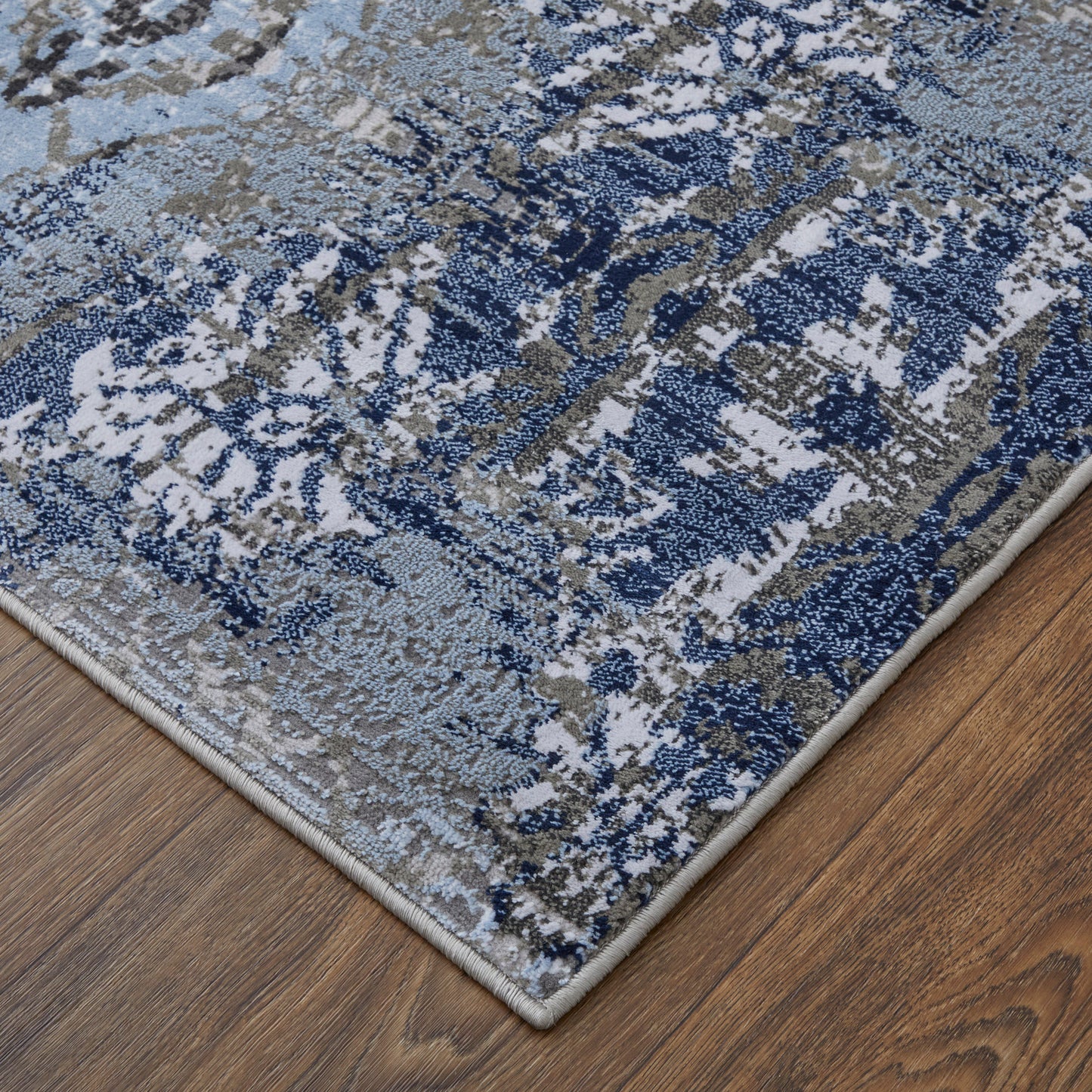 Gaspar Modern/Bohemian & Eclectic/Rustic Blue/Gray/Taupe Accent Rug  Feizy Rugs Small Parcel,Feizy Rugs,Gaspar,Blue/Gray/Taupe,1'8" x 2'10",Accent Rug,Polypropylene/Polyester,Modern/Bohemian & Eclectic/Rustic,Turkey