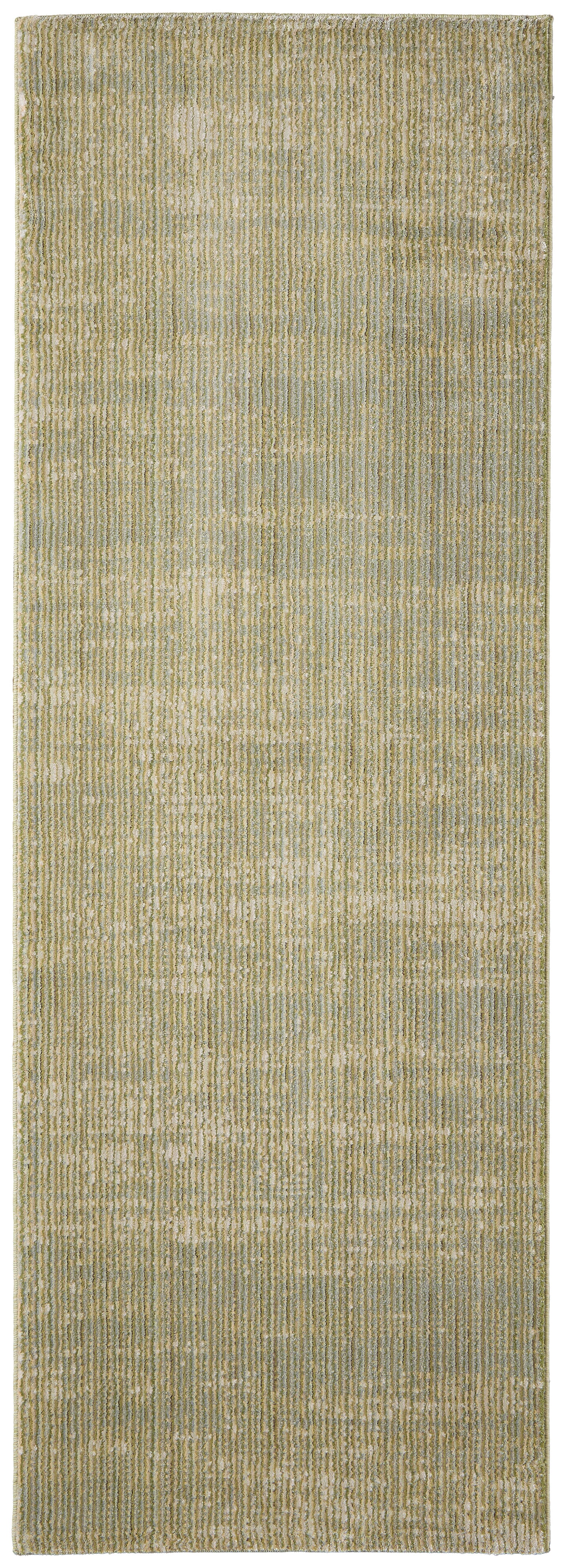 Deja Modern/Casual Green/Tan Runner  Feizy Rugs Small Parcel,Feizy Rugs,Deja,Green/Tan,2'6" x 7'3",Runner,Polypropylene/Polyester,Modern/Casual,Turkey