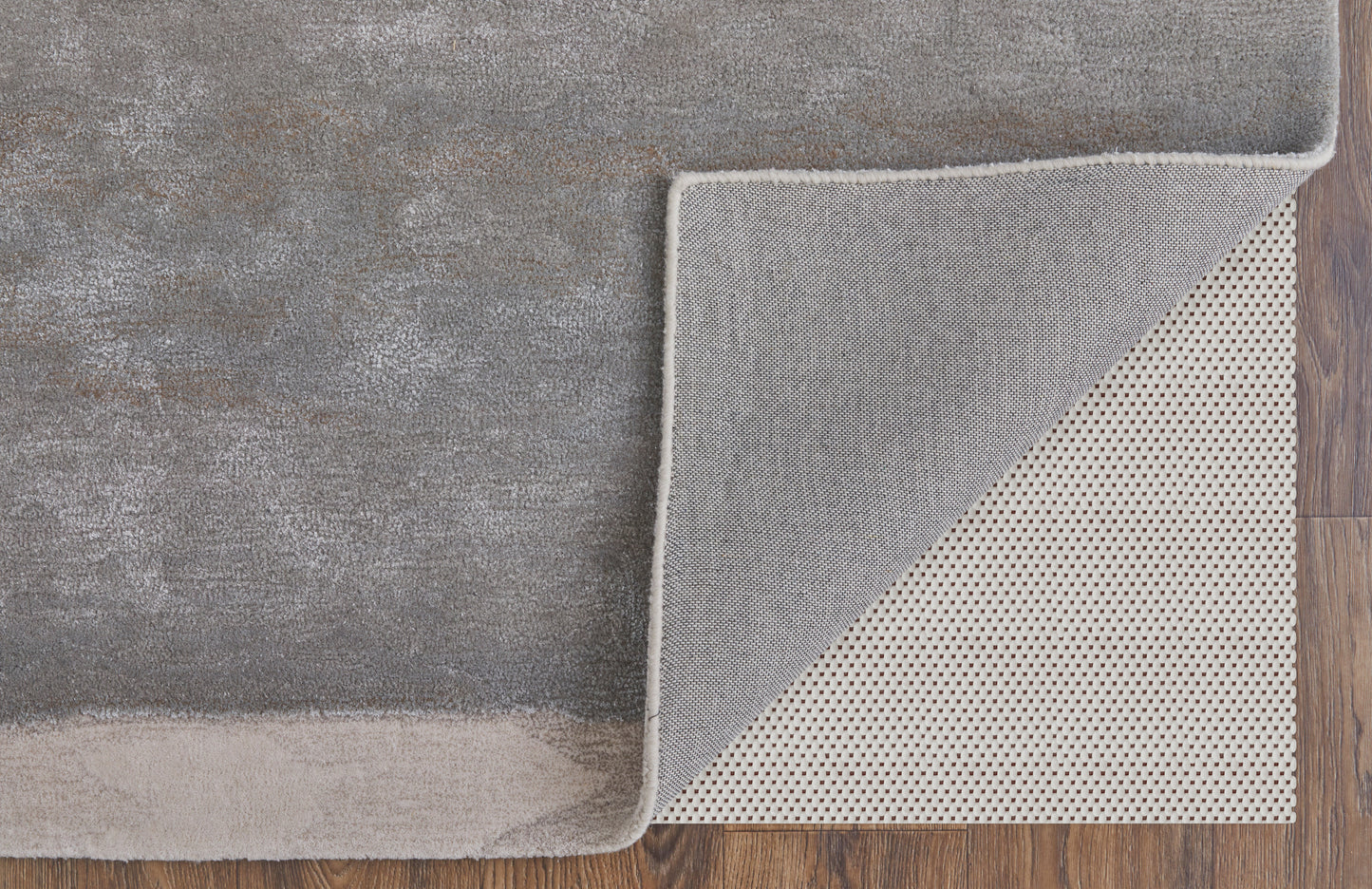 Anya Transitional/Industrial/Casual Ivory/Gray Accent Rug