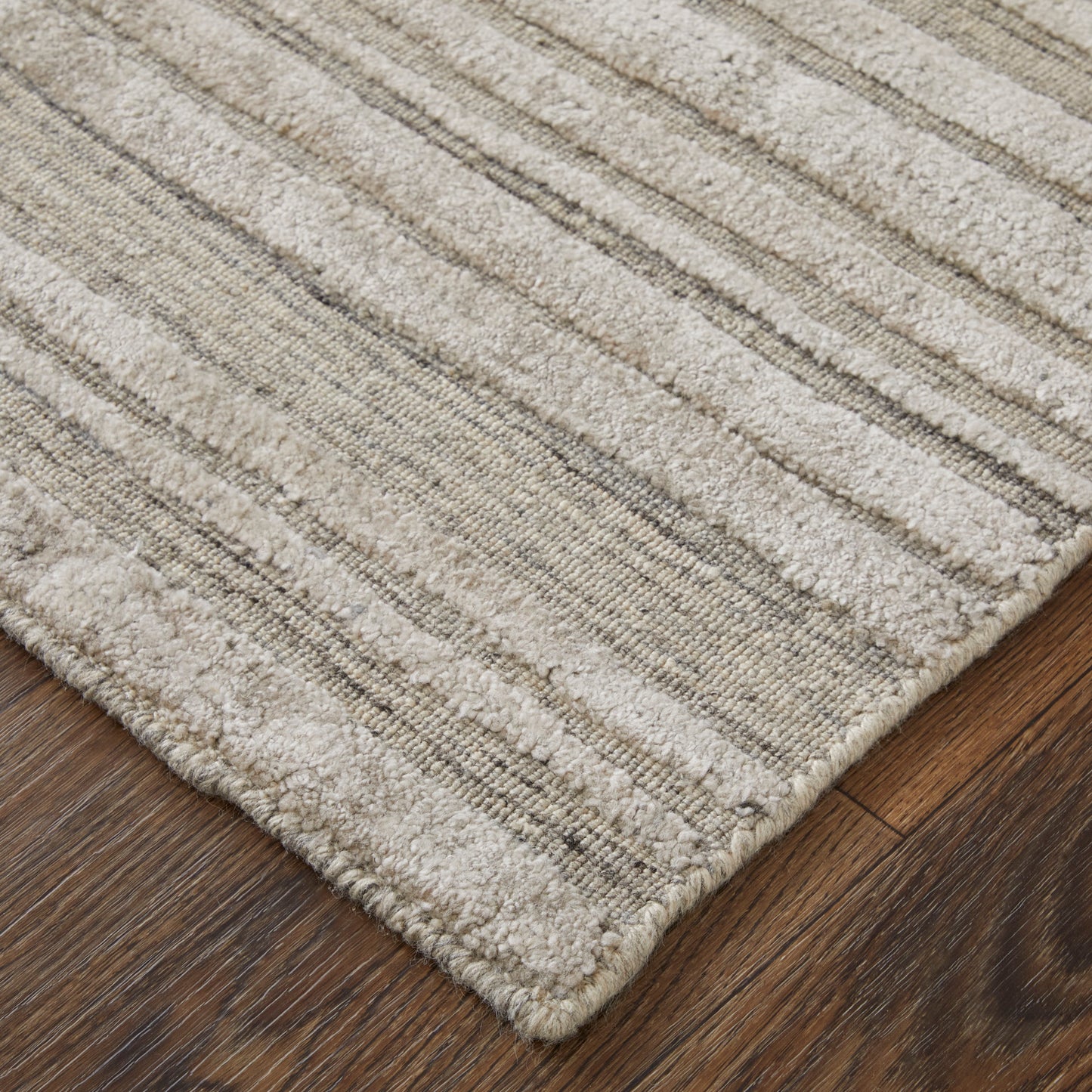 Elias Modern/Bohemian & Eclectic Brown/Blue/Tan Accent Rug