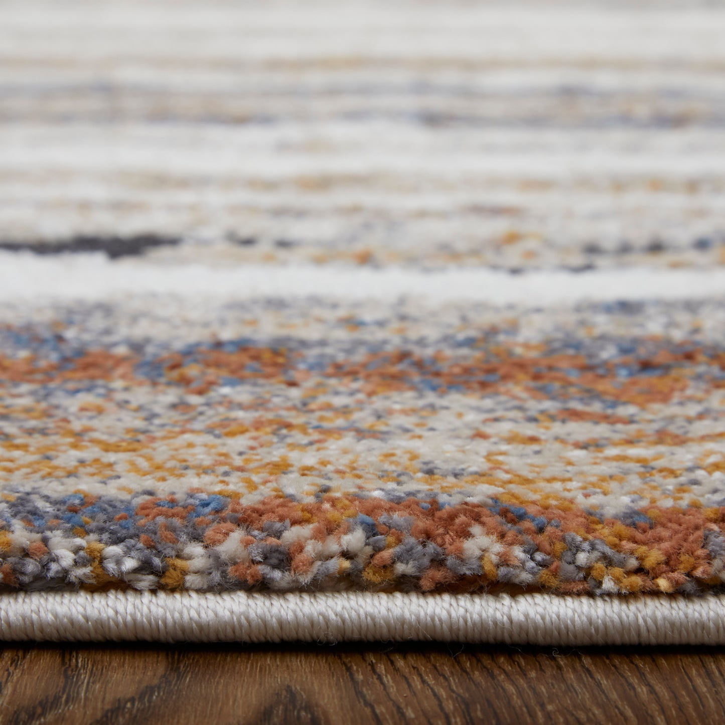 Gilmore Modern/Global Ivory/Orange/Gray Accent Rug  Feizy Rugs Small Parcel,Feizy Rugs,Gilmore,Ivory/Orange/Gray,2' x 3',Accent Rug,Polypropylene,Modern/Global,Turkey