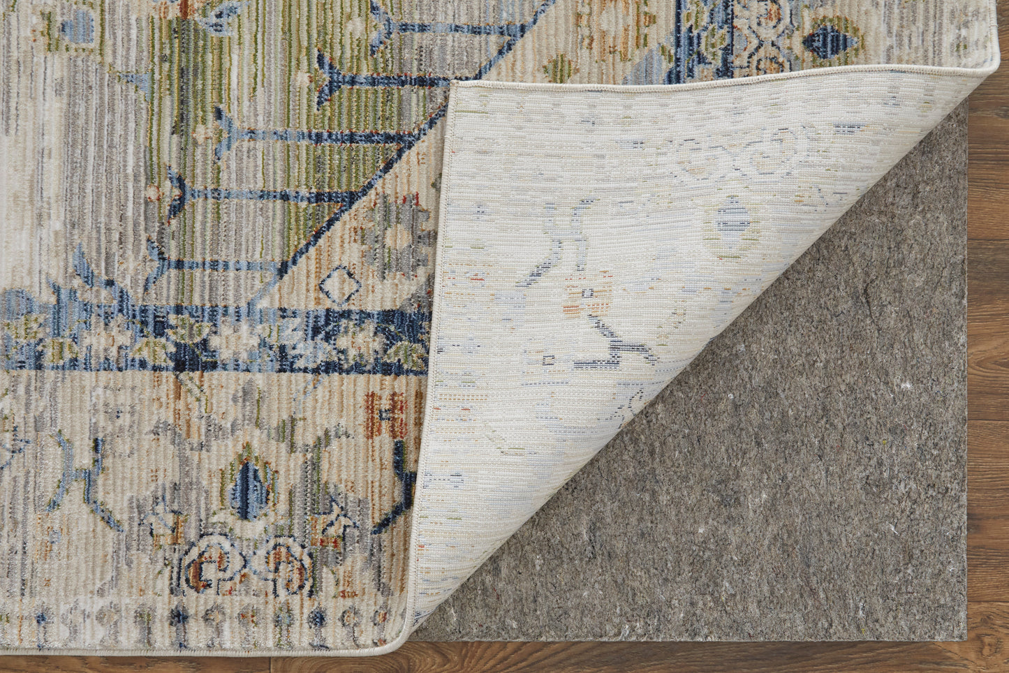 Melrose Transitional/Bohemian & Eclectic/Vintage Ivory/Green/Blue Accent Rug  Feizy Rugs Small Parcel,Feizy Rugs,Melrose,Ivory/Green/Blue,2' x 3',Accent Rug,Polypropylene/Polyester/Viscose,Transitional/Bohemian & Eclectic/Vintage,Turkey