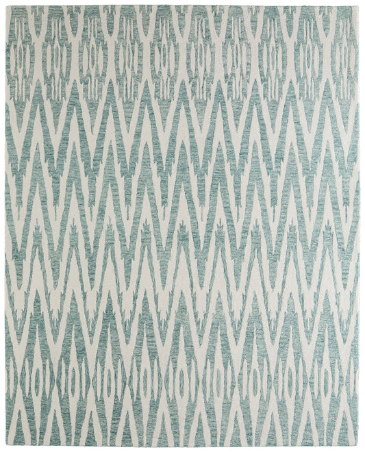 Wallace Modern/Bohemian & Eclectic/Global Blue/White Accent Rug  Feizy Rugs Small Parcel,Feizy Rugs,Wallace,Blue/White,2' x 3',Accent Rug,Wool,Modern/Bohemian & Eclectic/Global,India