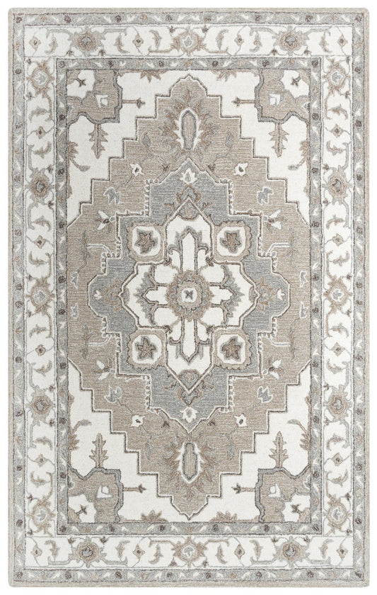 Conley A01101 Brown Hand Tufted Rug - Rizzy