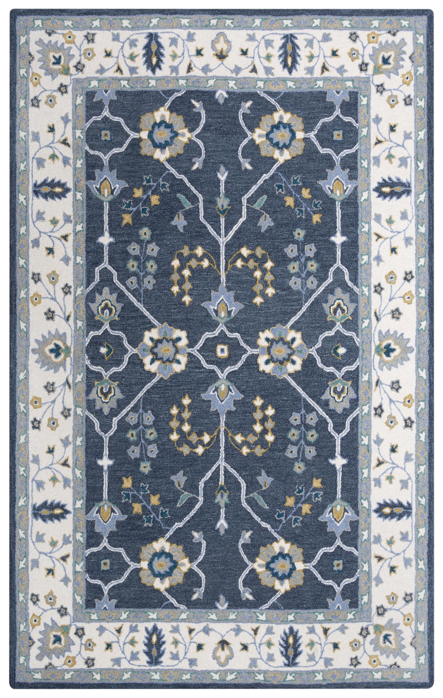 Conley A01108 Blue Hand Tufted Rug - Rizzy