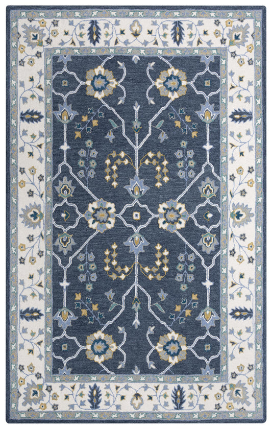 Conley A01108 Blue Hand Tufted Rug - Rizzy