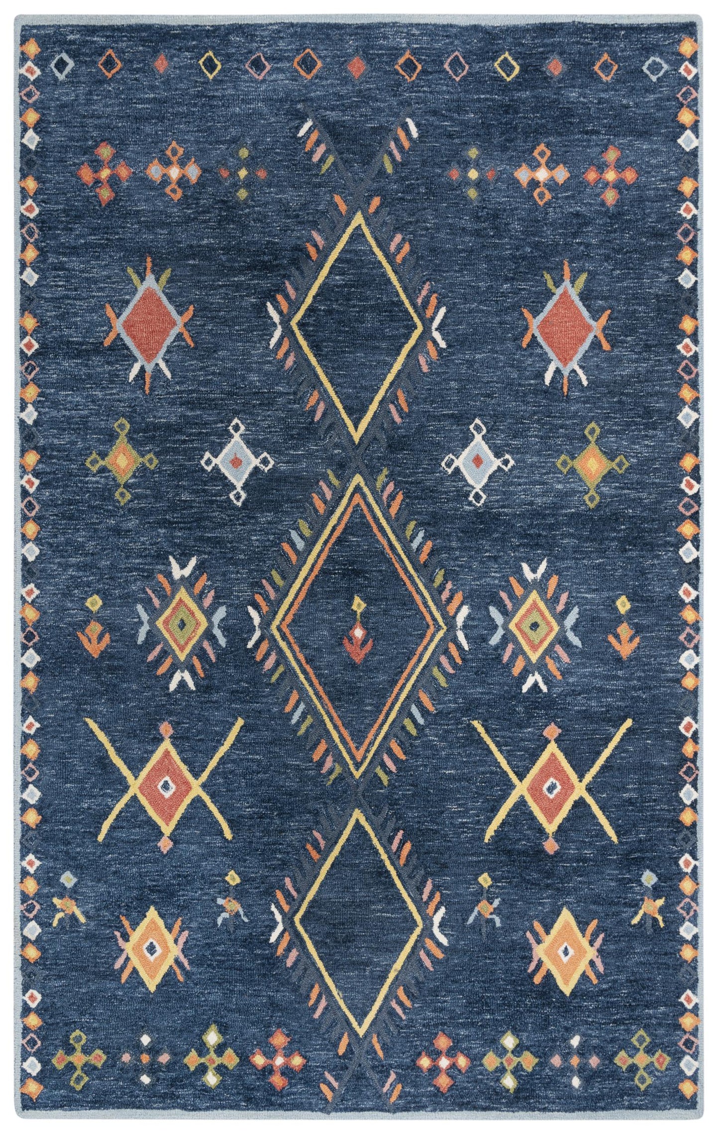 Catawba A02102 Blue Hand Tufted Rug - Rizzy