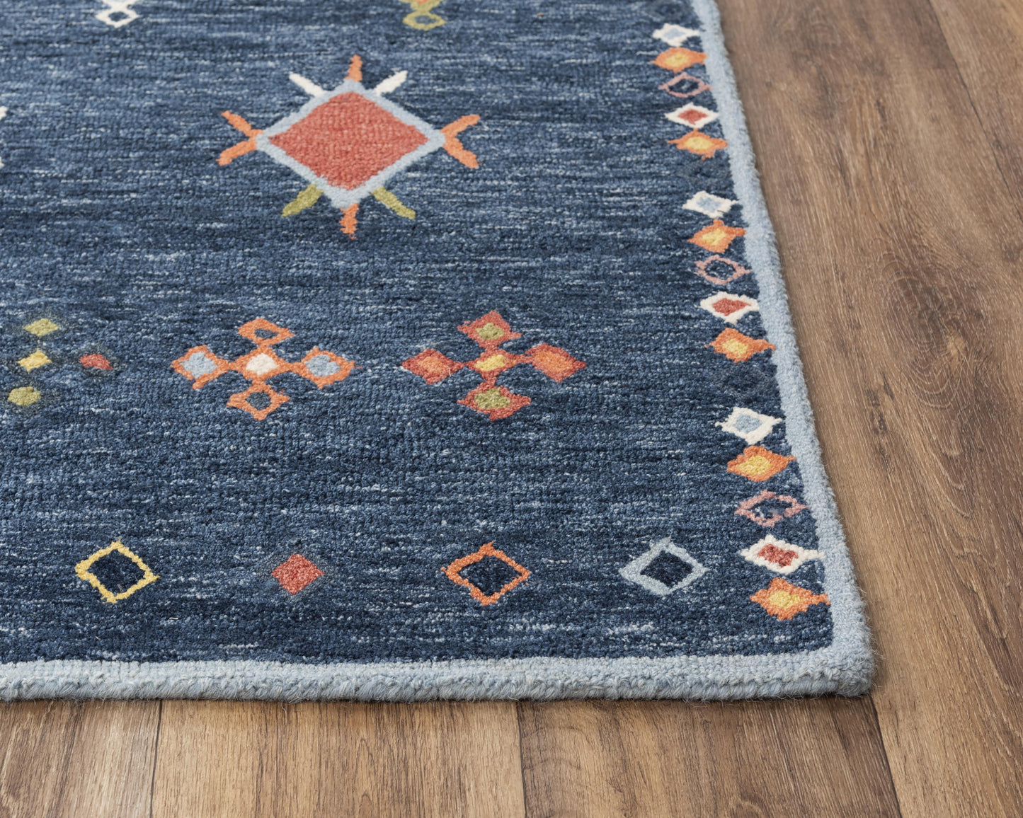 Catawba A02102 Blue Hand Tufted Rug - Rizzy