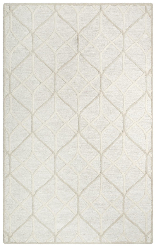 Ava A06101 Beige  Hand Tufted Rug - Rizzy