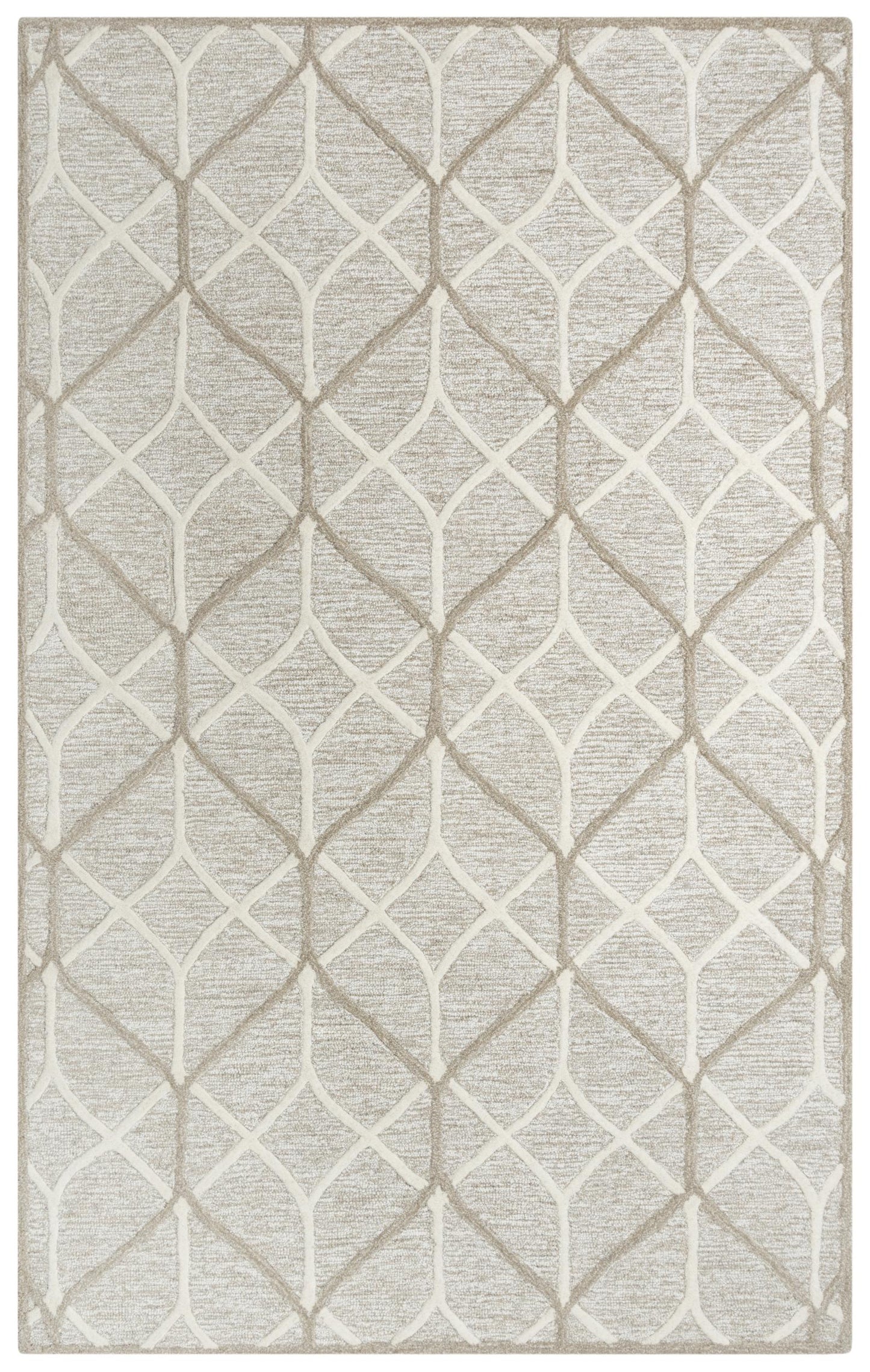 Ava A06102 Brown Hand Tufted Rug - Rizzy