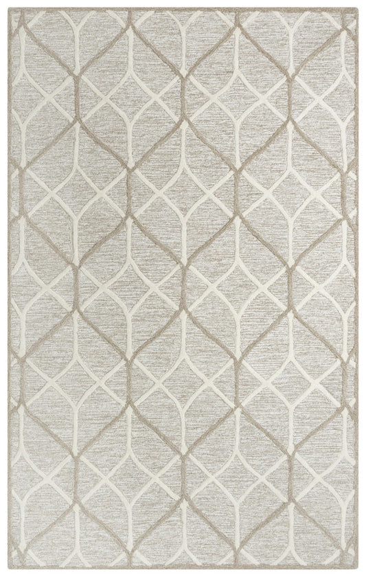 Ava A06102 Brown Hand Tufted Rug - Rizzy