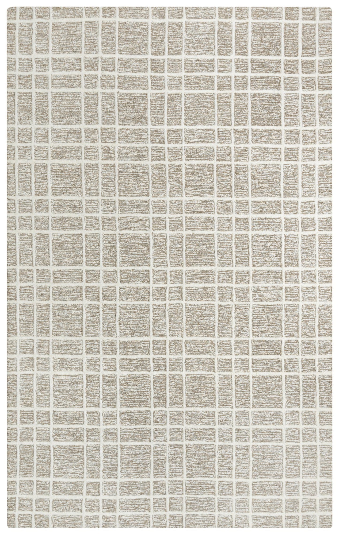 Lofton A07103 Brown Hand Tufted Rug - Rizzy