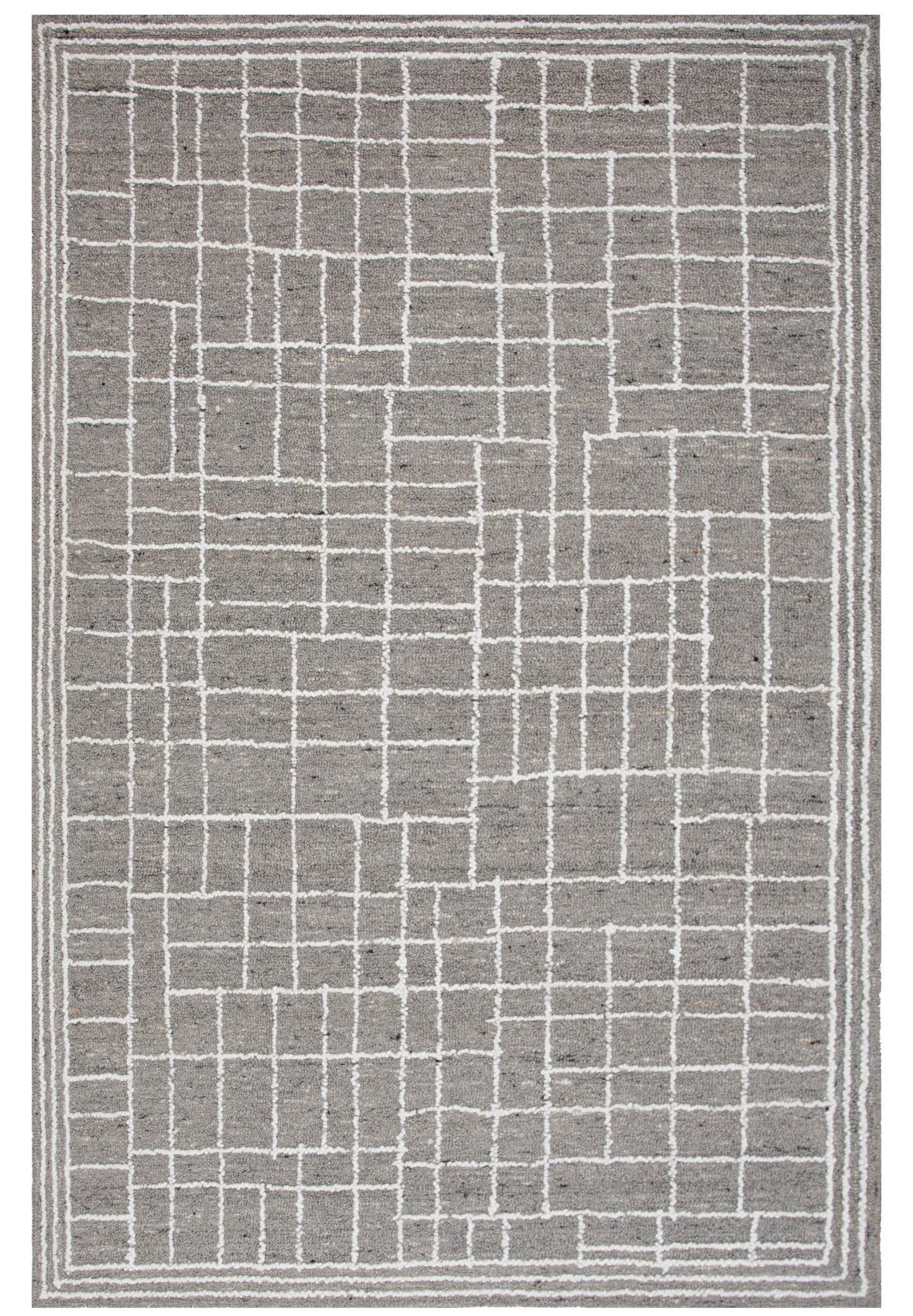 Lofton A07215 Gray Hand Tufted Rug - Rizzy