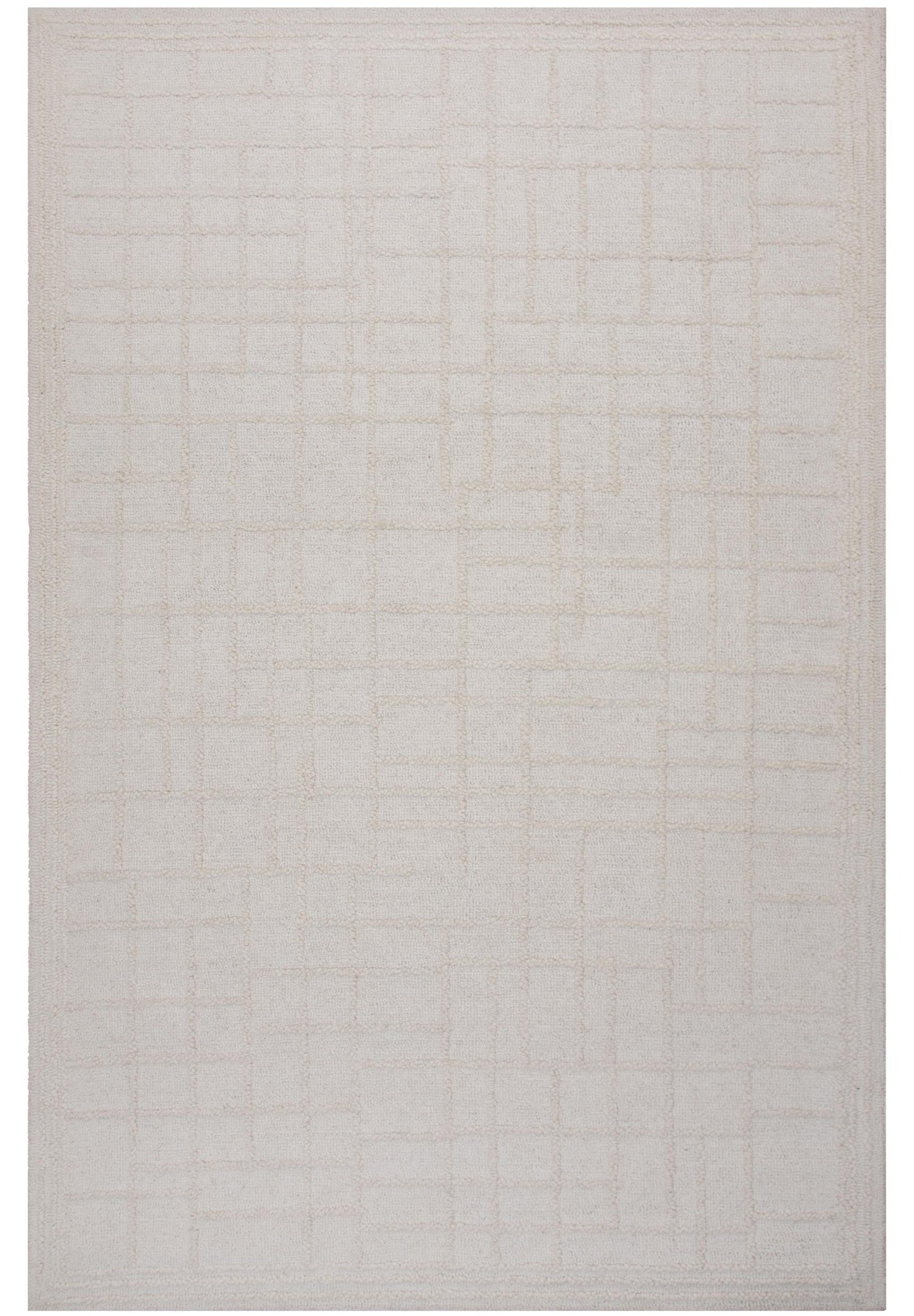 Lofton A07216 Ivory Hand Tufted Rug - Rizzy