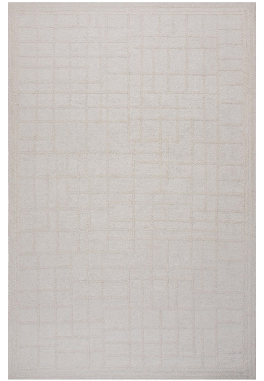 Lofton A07216 Ivory Hand Tufted Rug - Rizzy