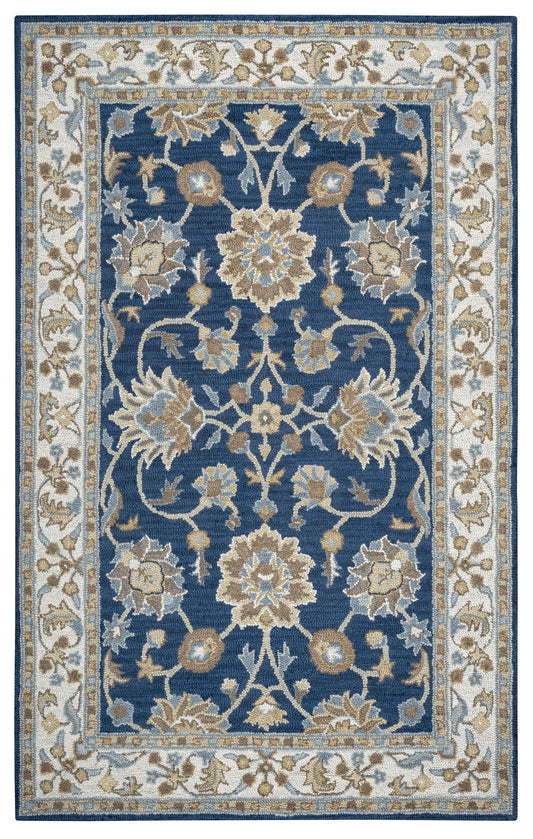 Ashlyn AL2823 Blue Hand Tufted Rug - Rizzy