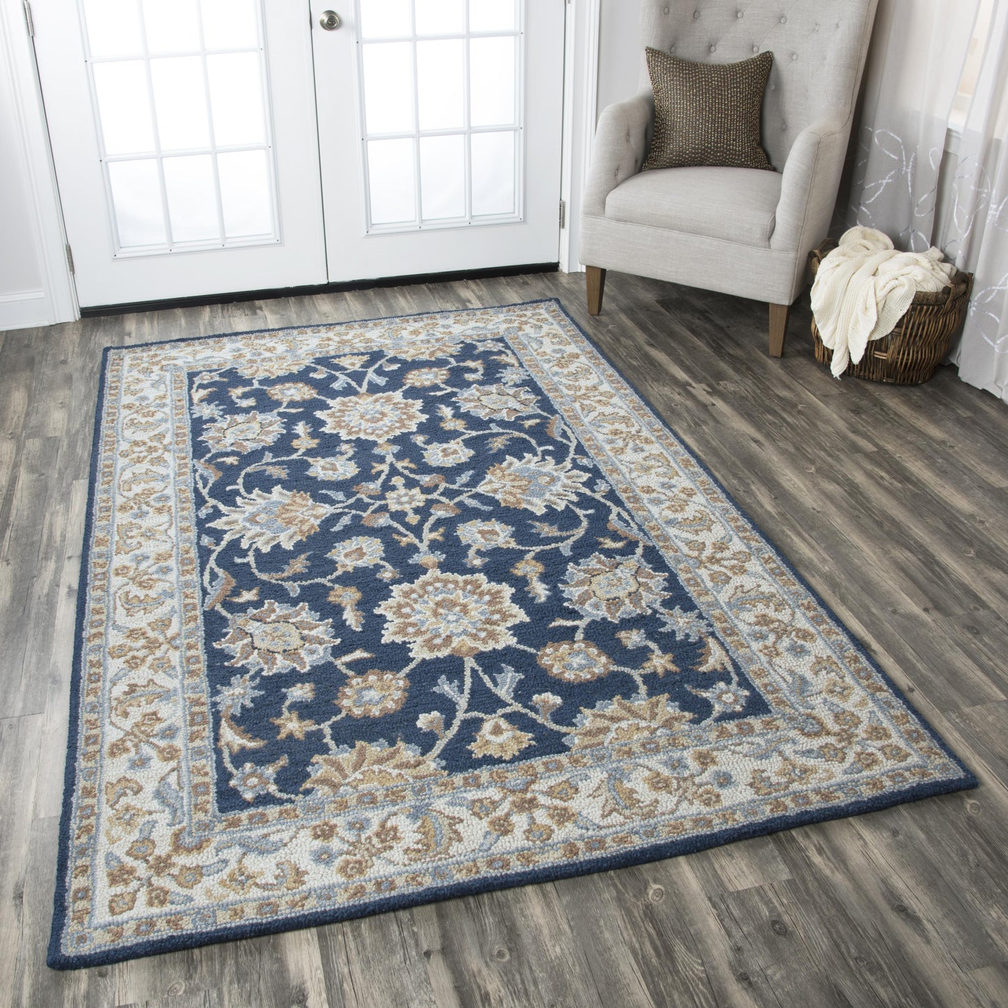 Ashlyn AL2823 Blue Hand Tufted Rug - Rizzy