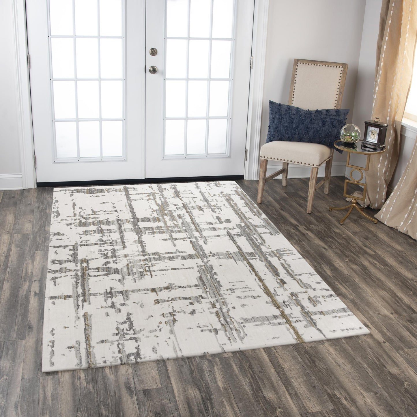 Ankara ANK729 Ivory/Gray Hybrid Rug - Rizzy