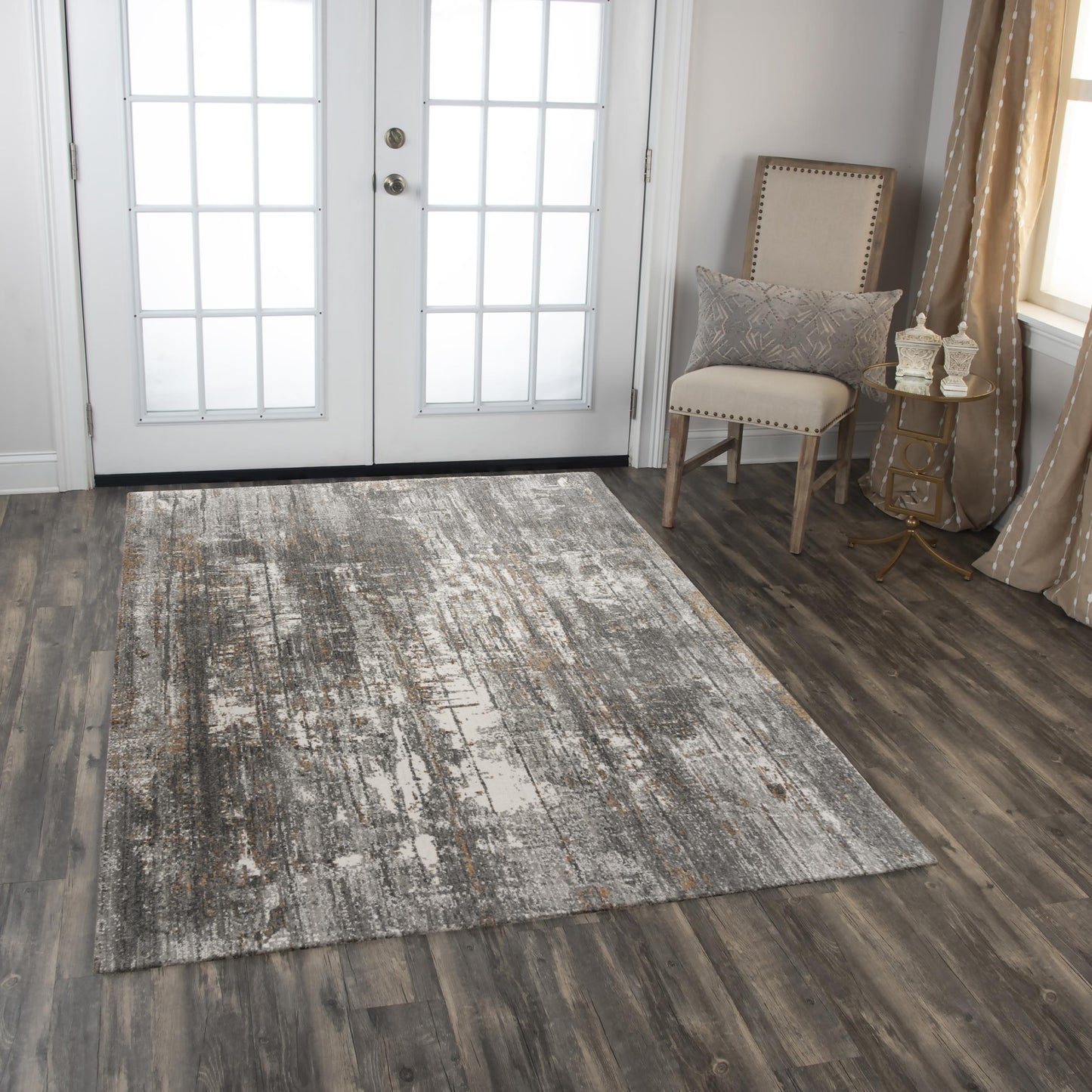 Anatolia ANT740 Gray/Ivory Hybrid Rug - Rizzy