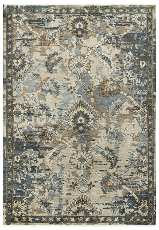 Ashton ATN917 Beige Hand Knotted Rug - Rizzy