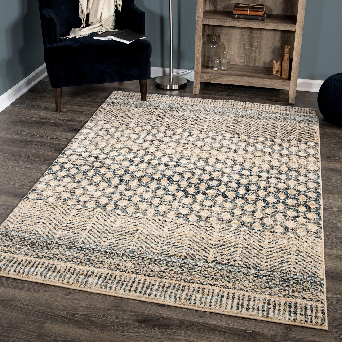 Adagio 8225 Light Blue Rug - Orian