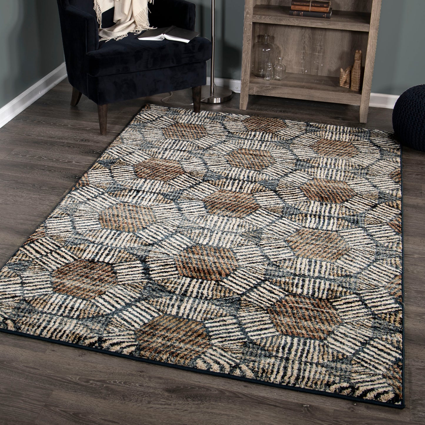 Adagio 8231 Blue Rug - Orian