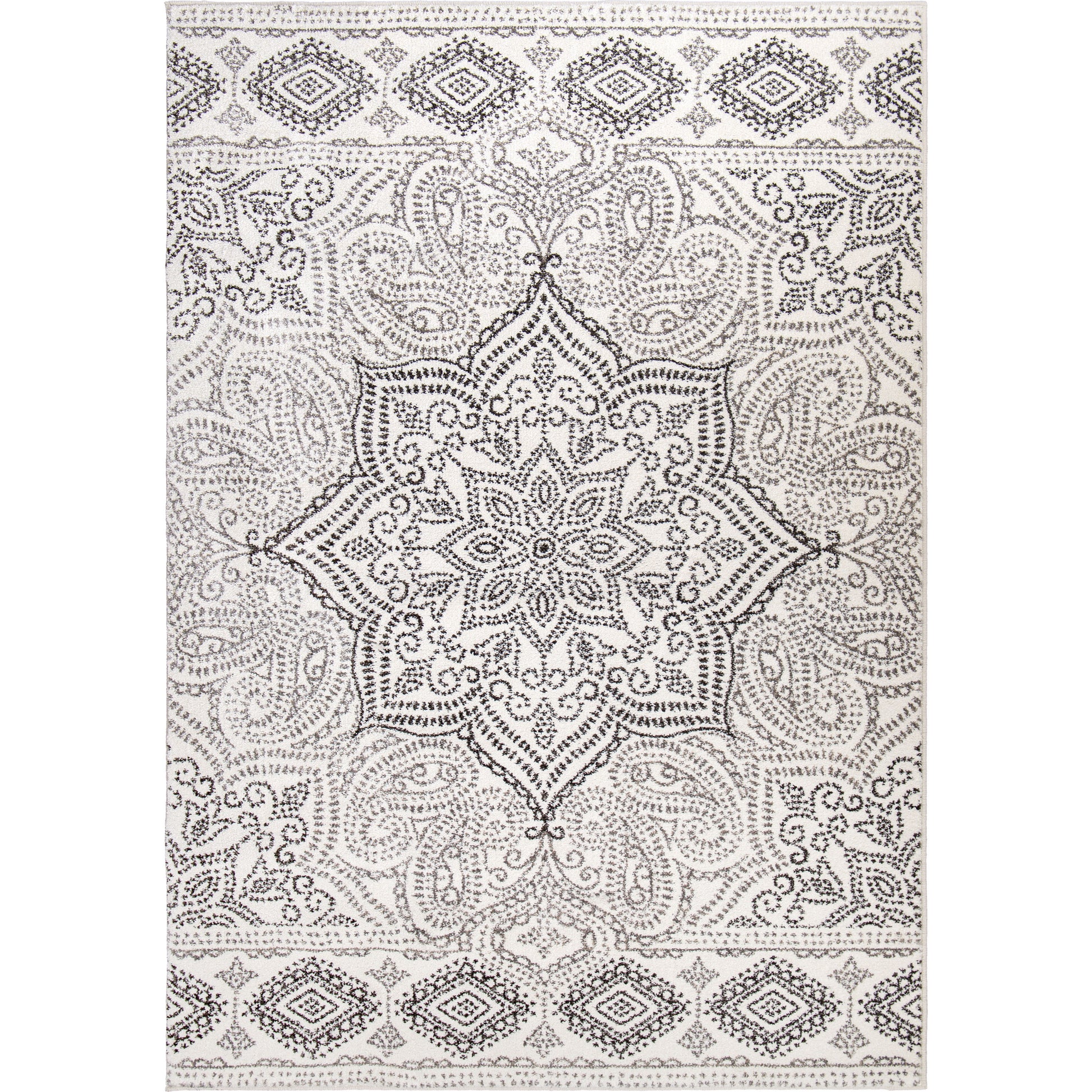 Adagio 8242 White Rug - Orian