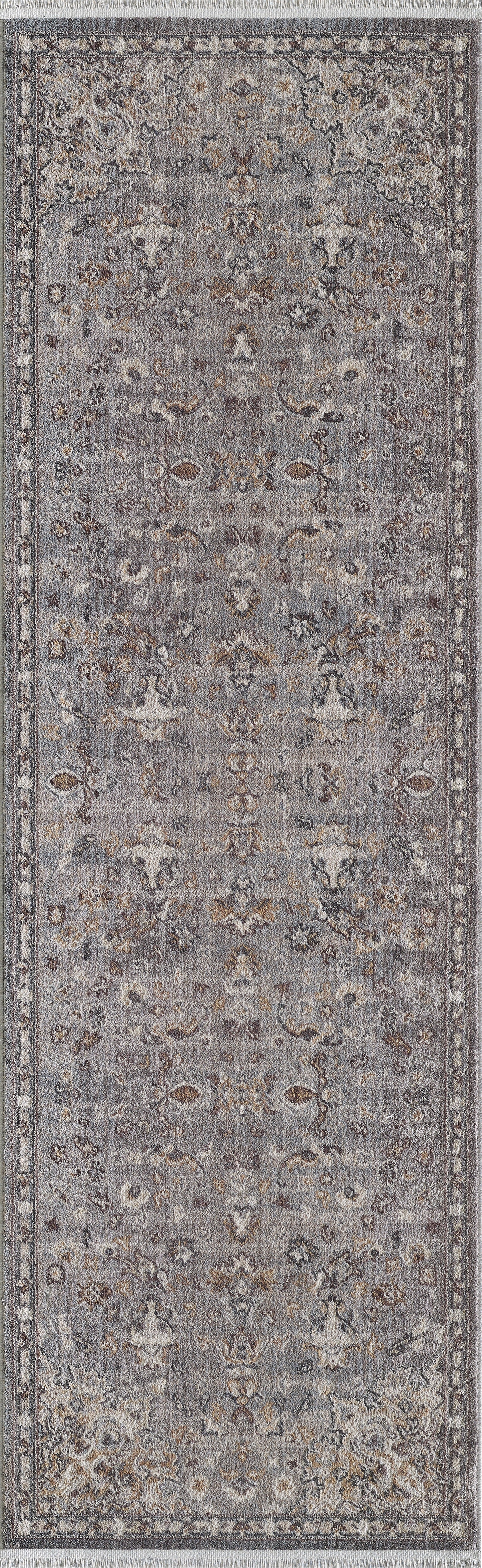 Adele 8802 Grey Daphne Machine Woven Performance Area Rug - Kas