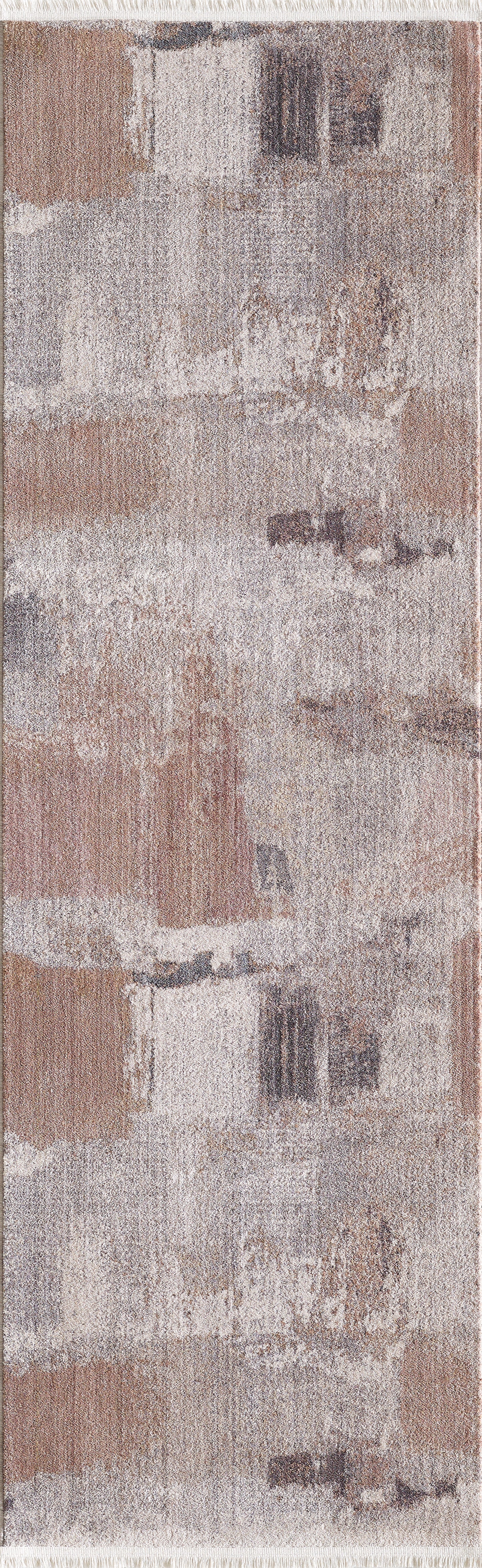 Adele 8811 Beige Blush Palette Machine Woven Performance Area Rug - Kas