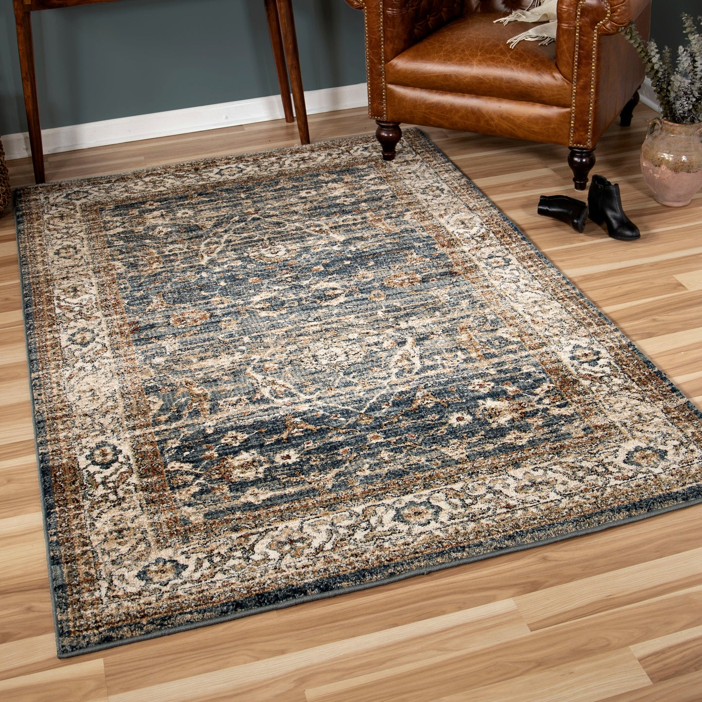 Aria 8201 Light Blue Rug - Orian