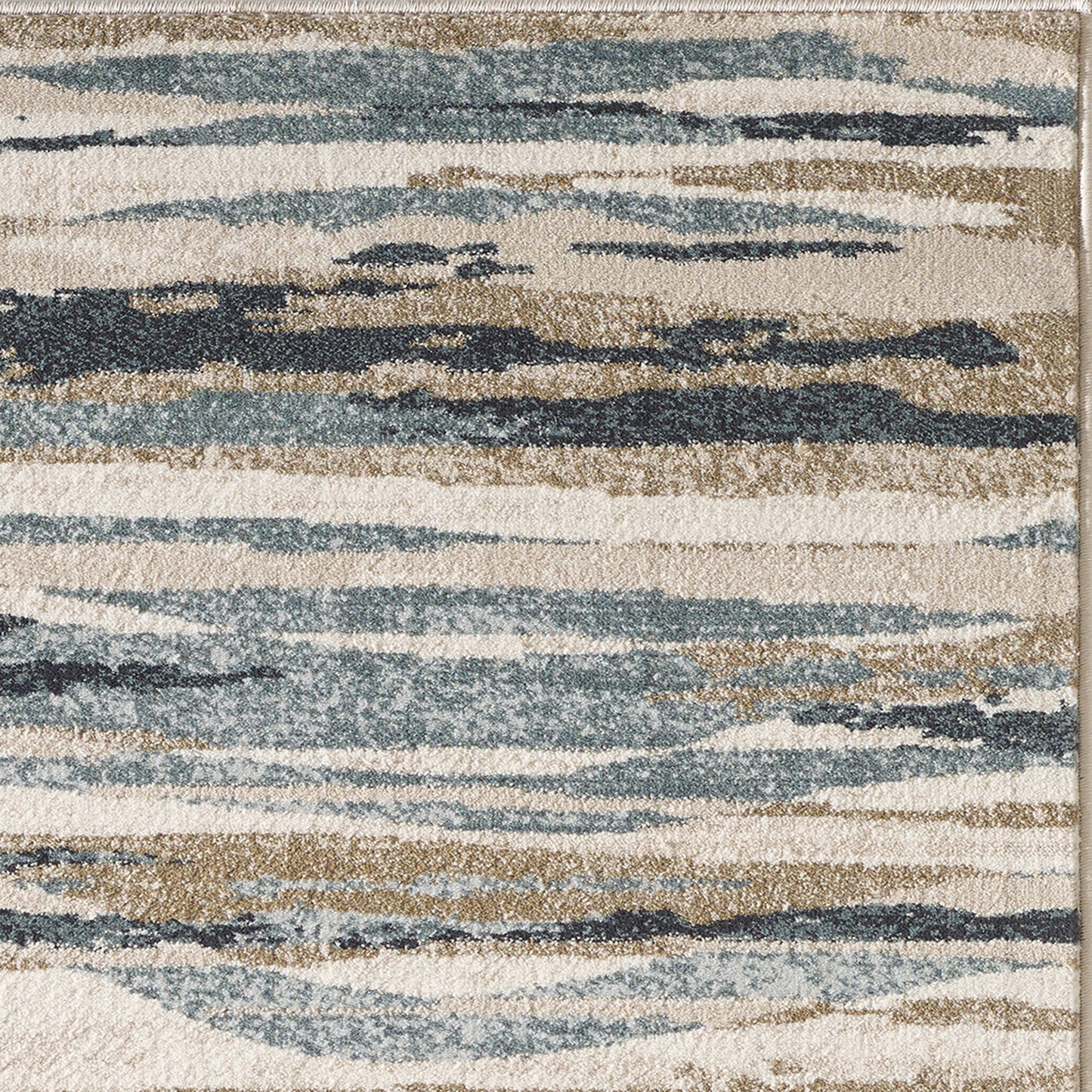 Avalon 5620 Ivory/Blue Landscapes Machine Woven Performance Area Rug - Kas