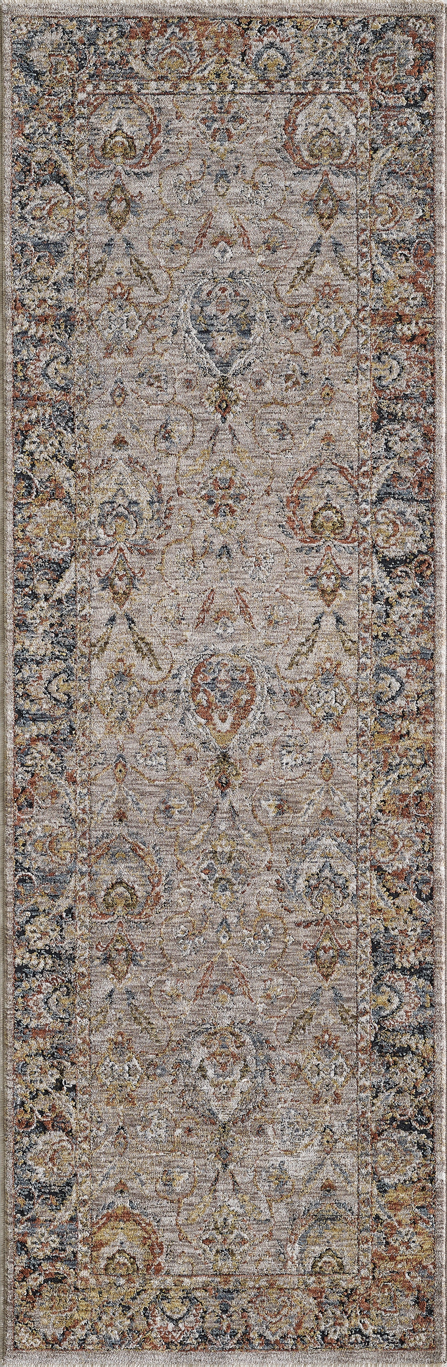 Avani 8404 Taupe Courtney Machine Woven Performance Area Rug - Kas