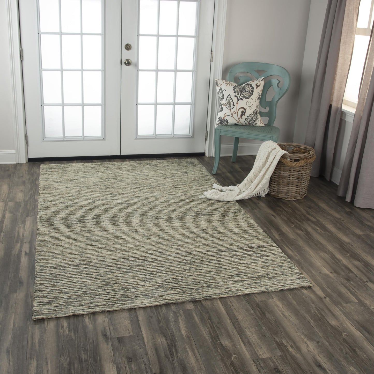 Berkshire BKS102 Gray Hand Tufted Rug - Rizzy