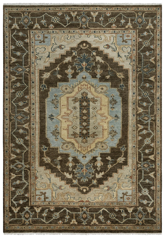 Belmont BMT958 Dk. Brown Hand Knotted Rug - Rizzy