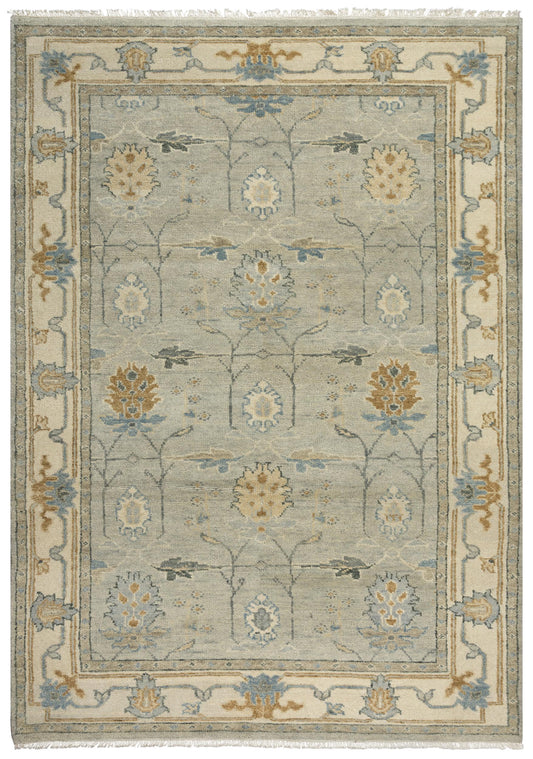 Belmont BMT959 Beige Hand Knotted Rug - Rizzy