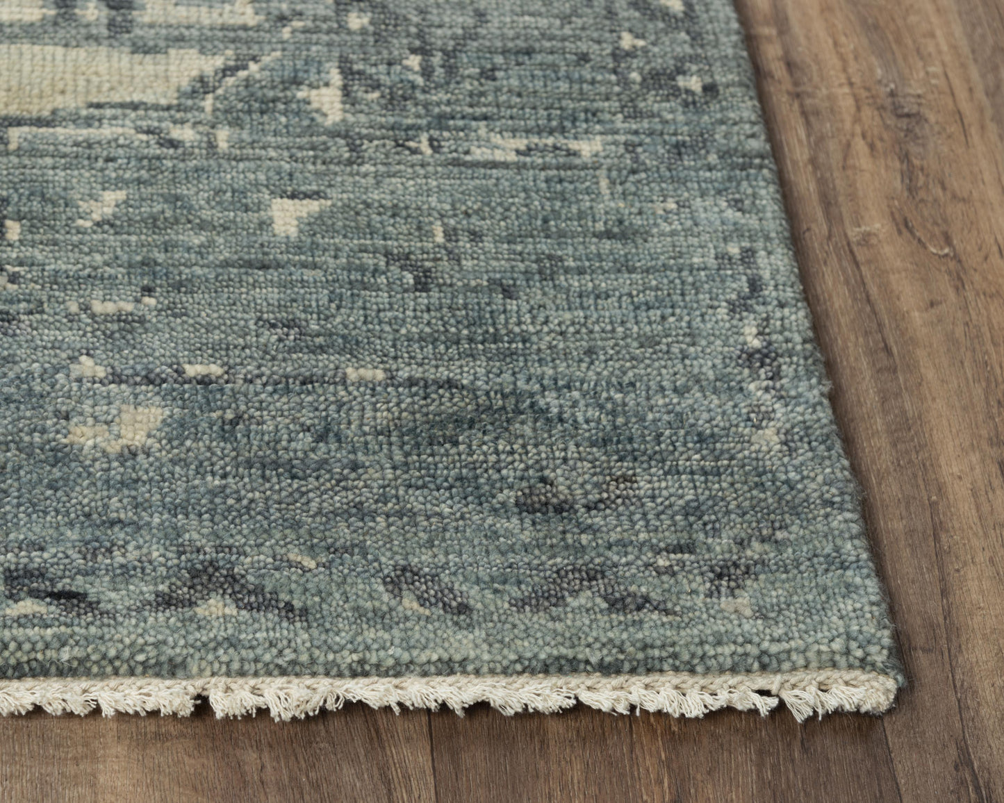 Belmont BMT990 Blue Hand Knotted Rug - Rizzy