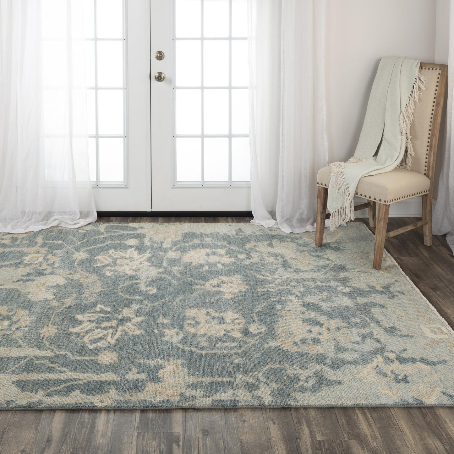 Belmont BMT991 Dk. Gray Hand Knotted Rug - Rizzy