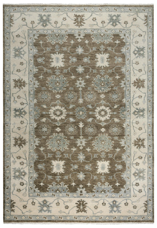 Belmont BMT992 Brown Hand Knotted Rug - Rizzy