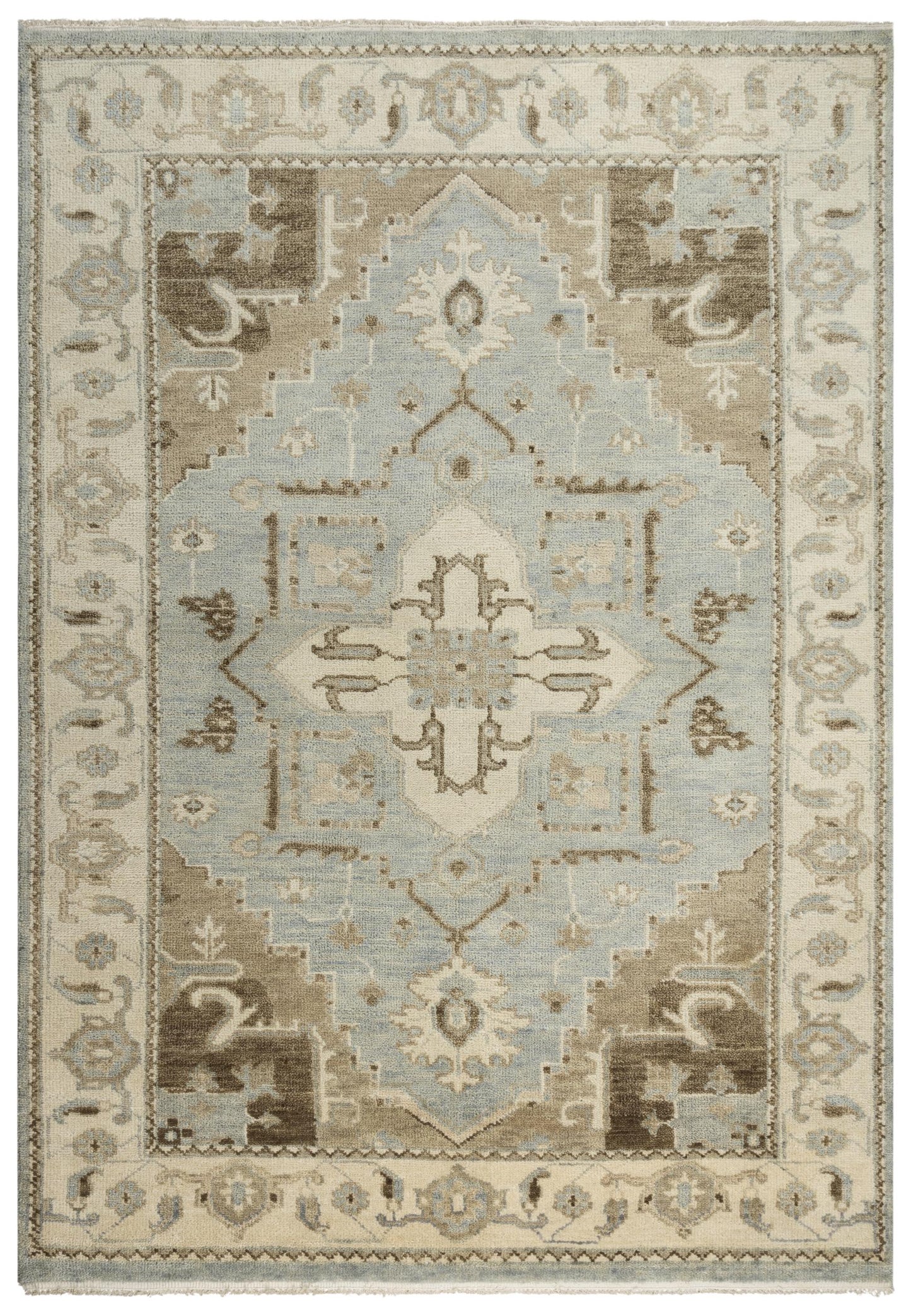 Belmont BMT993 Gray Hand Knotted Rug - Rizzy