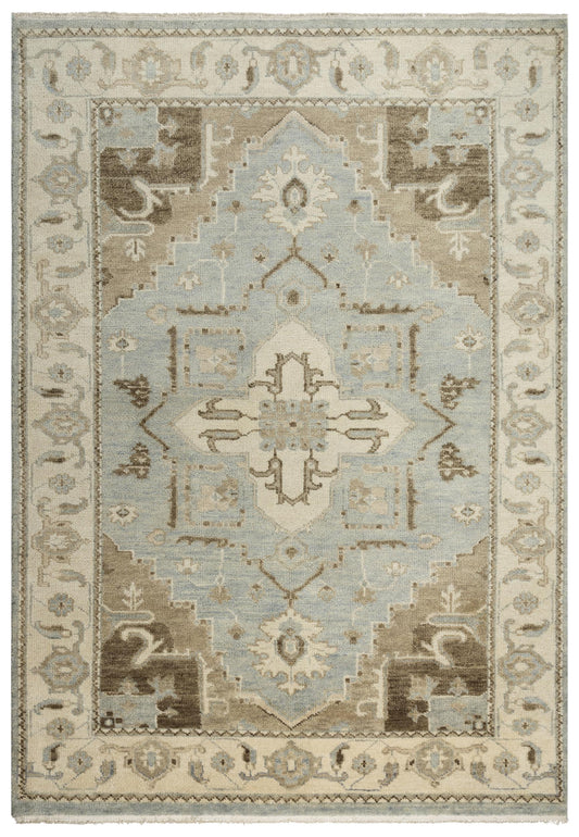 Belmont BMT993 Gray Hand Knotted Rug - Rizzy